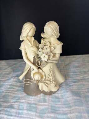 Enesco Foundations Like a Sister Resin Figurine 4022049